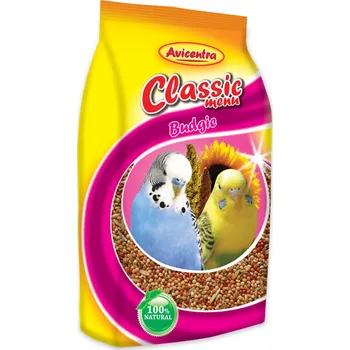 Krmivo pro ptáka AVICENTRA Classic menu zrno pro andulku 1kg - doprava zdarma od 2 000 Kč