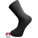 PONDY KS-STREET sportovní polofroté ponožky černé 39-41