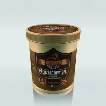 Kosmetika pro koně HŘEJIVÝ PŘEDZÁTĚŽOVÝ GEL TOPVET 0,5kg - doprava zdarma od 2 000 Kč