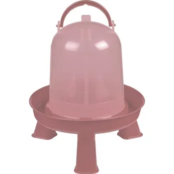 napáječka pro hospodářská zvířata KERBL Feet Rosé bajonetová napáječka pro drůbež s nožičkami 5ltr. - doprava zdarma od 2 000 Kč