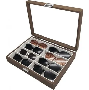 Pouzdro na brýle LIVEFY | Livefy organizér na brýle Sunny 8ks, hnědý