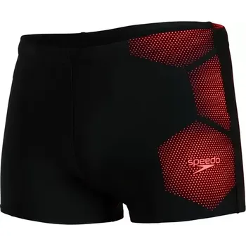 Pánské plavky Speedo Pánské plavky - GALA LOGO ASHT - černá/oranžová 4