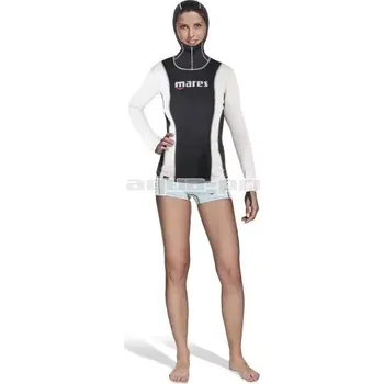 Dámská móda Mares Tričko FIRE SKIN DLOUHÝ RUKÁV s kuklou DÁMSKÉ - veľ. 4/L 4 / L