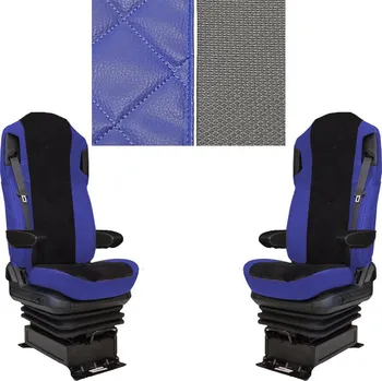 Potah sedadla FORD F-MAX potah sedačky koženkové modré