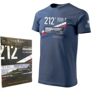 Pánské tričko ANTONIO Triko AERO L-159 ALCA TRICOLOR MODRÉ Modrá XXL