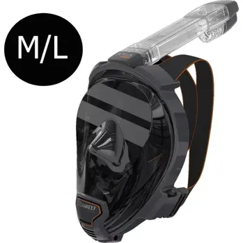 Potápěčská maska Oceanreef Celoobličejová šnorchlovací maska OCEAN REEF ARIA QR + M/L Černá