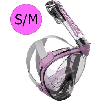 Potápěčské vybavení Cressi Celoobličejová Šnorchlovací maska DUKE ve velikosti S / M Transparentní / růžová CLPK
