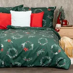 4Home Vánoční bavlněné povlečení Poinsettia, 160 x 200 cm, 70 x 80 cm 209343838