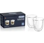 DeLonghi Skleničky na cappuccino set 2 x 190 ml