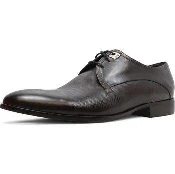 Pánské polobotky PÁNSKÉ POLOBOTKY NIK 04-0385-002 HNĚDÁ Barva: HNĚDÁ, Velikost: 45