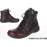 Obuv Kacper Barva: černobordó, Velikost: 37, Pohlaví: Dámské