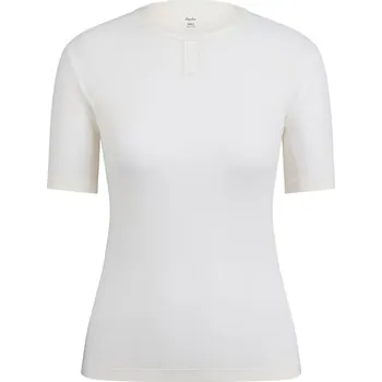 Rapha Women's Merino Lightweight Base Layer - Short Sleeve - Cream/White M