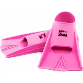Ploutve Born To Swim Plavecké ploutve - Silicone Short Training Fins HAPPY JR 33/35 Růžová PK