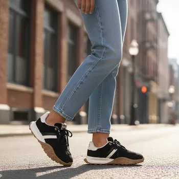 Dámská obuv Nízké tenisky s kožíškem černé Velikost: 38