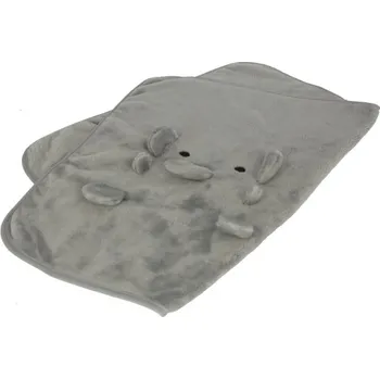 Pelíšek pro psa Deka pro psy KERBL Pet Slon šedá 72 x 51 cm - doprava zdarma od 2 000 Kč