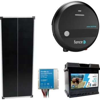 Ohradník Sada ohradník SOLAR 4J s baterií 44Ah a solárním panelem 100W