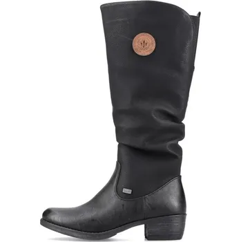 Dámské kozačky Dámské černé kozačky RIEKER 93157-00 Velikost: 37