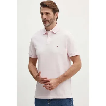 Polo tričko Tommy Hilfiger MW0MW17770.PPYX růžová 30X, vel. XXL