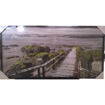 Obraz Bondecor Obraz "Moře" - tisk na papír, zarámovaný, 103x53cm