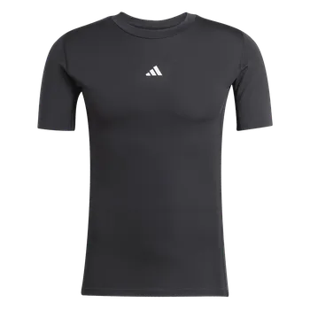 Adidas Teamsport TECHFIT krátký rukáv černá UK L