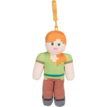 plyšák Plyšový přívěsek Minecraft Alex 15cm