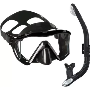 Mares Potápěčský a šnorchlovací set pro širokou obličej I3 sunrise + ERGO DRY Černá BBKBK