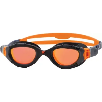 Vodní sport Zoggs Plavecké brýle - Predator Flex Titanium - Regular Fit černá/oranžová
