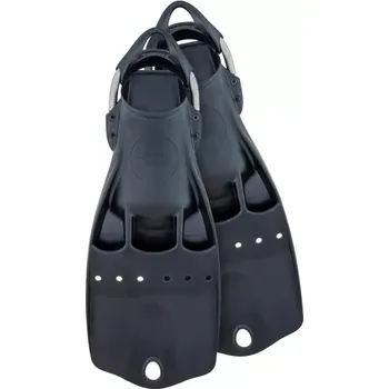 Ploutve Tecline Ploutve LightJet s ocelovými pružinami XL černá