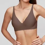 Syvela 1021 tmavě hnědá dámská podprsenka bezešvá Barva: hnědá, Velikost: 2XL