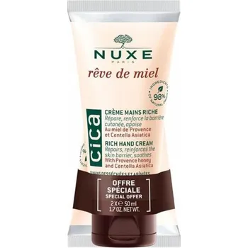 Péče o ruce Nuxe Reve De Miel Cica Rich Hand Cream Set - Sada krémů na ruce 50 ml