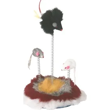 Hračka pro kočku Hračka myšky na pružině pro kočky 25cm - doprava zdarma od 2 000 Kč