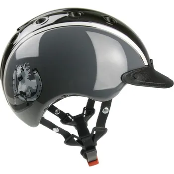 Jezdecká přilba Jezdecká přilba CASCO Nori dětská černo/šedá S