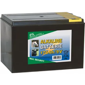Alkalická baterie pro elektrický ohradník 9V/175Ah - doprava zdarma od 2 000 Kč