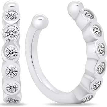 Náušnice Brilio Silver Módní stříbrné záušnice s čirými zirkony EA695W + 2 měsíce na vrácení zboží