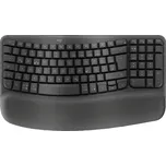 Logitech Wave Keys Wireless Ergonomic Keyboard Graphite - CZ/SK