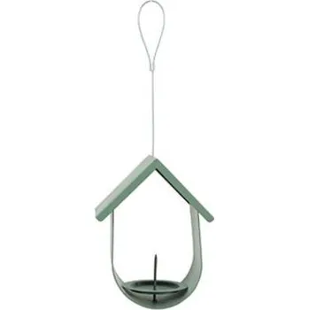 Krmítko pro ptáka Krmítko venk. BUDKA na loj.koule kov zelená Zolux