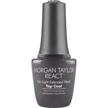 Lak na nehty MORGAN TAYLOR vrchní vrstva na prodloužení životnosti manikúry - React Top Coat 15ml