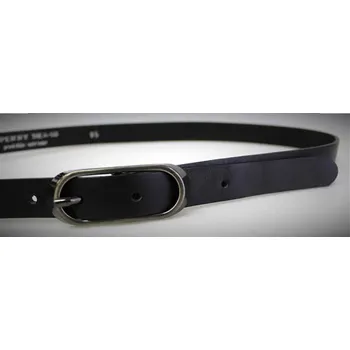 Opasek PENNY BELTS Kožený opasek 20-175-63 černý - 80 cm