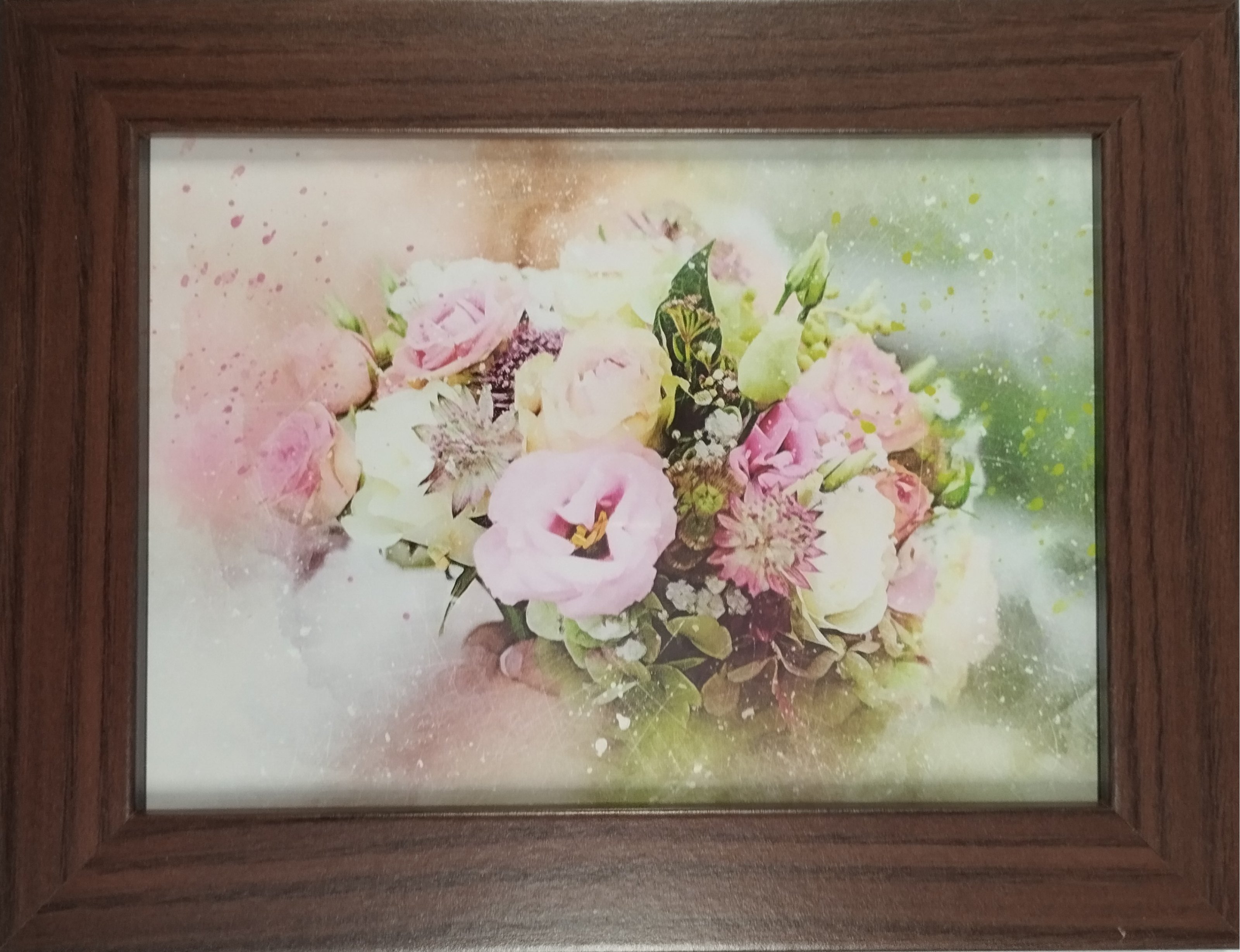 Bondecor Fotorám MDF - imitace tmavého dřeva Barva: Tmavá, Velikost: 40x50