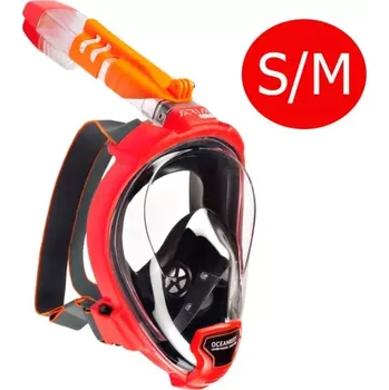 Potápěčská maska Oceanreef Celoobličejová Šnorchlovací maska OCEAN REEF ARIA QR + S/M S / M Červená