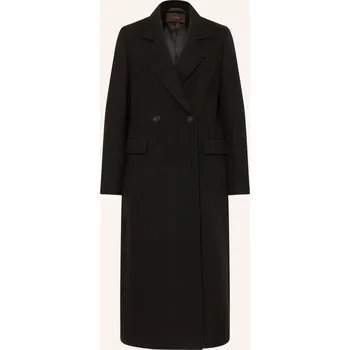 Dámský kabát Windsor. Dámský Vlněný Kabát, černá, 38