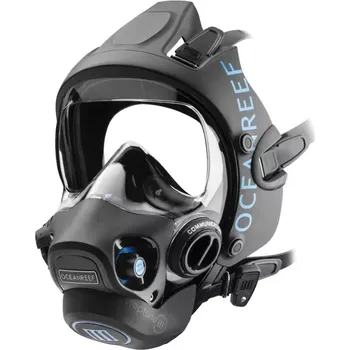 Oceanreef Celoobličejová maska na potápění NEPTUN III S / M Černá BK
