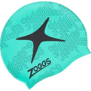Plavecká čepice Zoggs Plavecká čepice - Silicone Printed Cap Tyrkysová