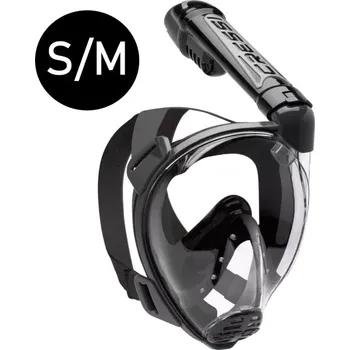 Potápěčská maska Cressi Celoobličejová Šnorchlovací maska DUKE ve velikosti S / M černá BKBK