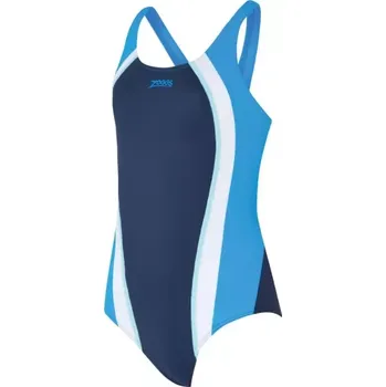 Dívčí plavky Zoggs Dívčí plavky - Toronto Flyback 128 navy/světlemodrá