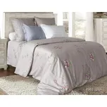 Saténové povlečení 160x200 4963/1 béžovo-růžové květy Luxury 02 229827280