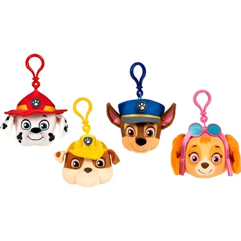M.T. Tlapková patrola hlavy - přívěsek na klíče plyšový 10 cm Pejsek: Chase