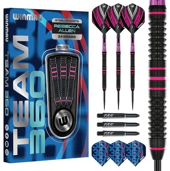 Šipky Winmau Team 360 Rebecca Allen 90% 24g steel