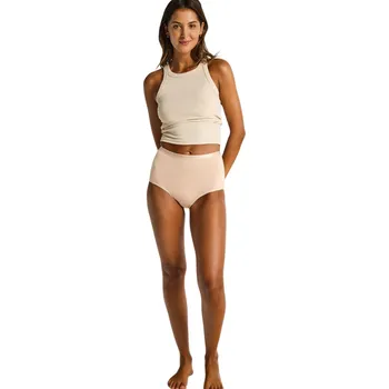 Menstruační kalhotky Menstruační kalhotky Modibodi Classic Full Brief Light-Moderate Beige (CLFBLMBEIW) L