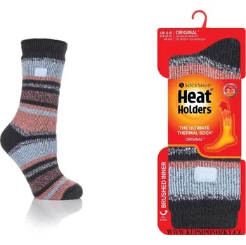 Dámské termo ponožky HEAT HOLDERS Twist Stripe dámské termoponožky 37-42 - doprava zdarma od 2 000 Kč
